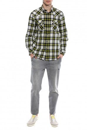 Raw-edge checked shirt, zdjęcie 2 Raw-edge checked shirt od Diesel